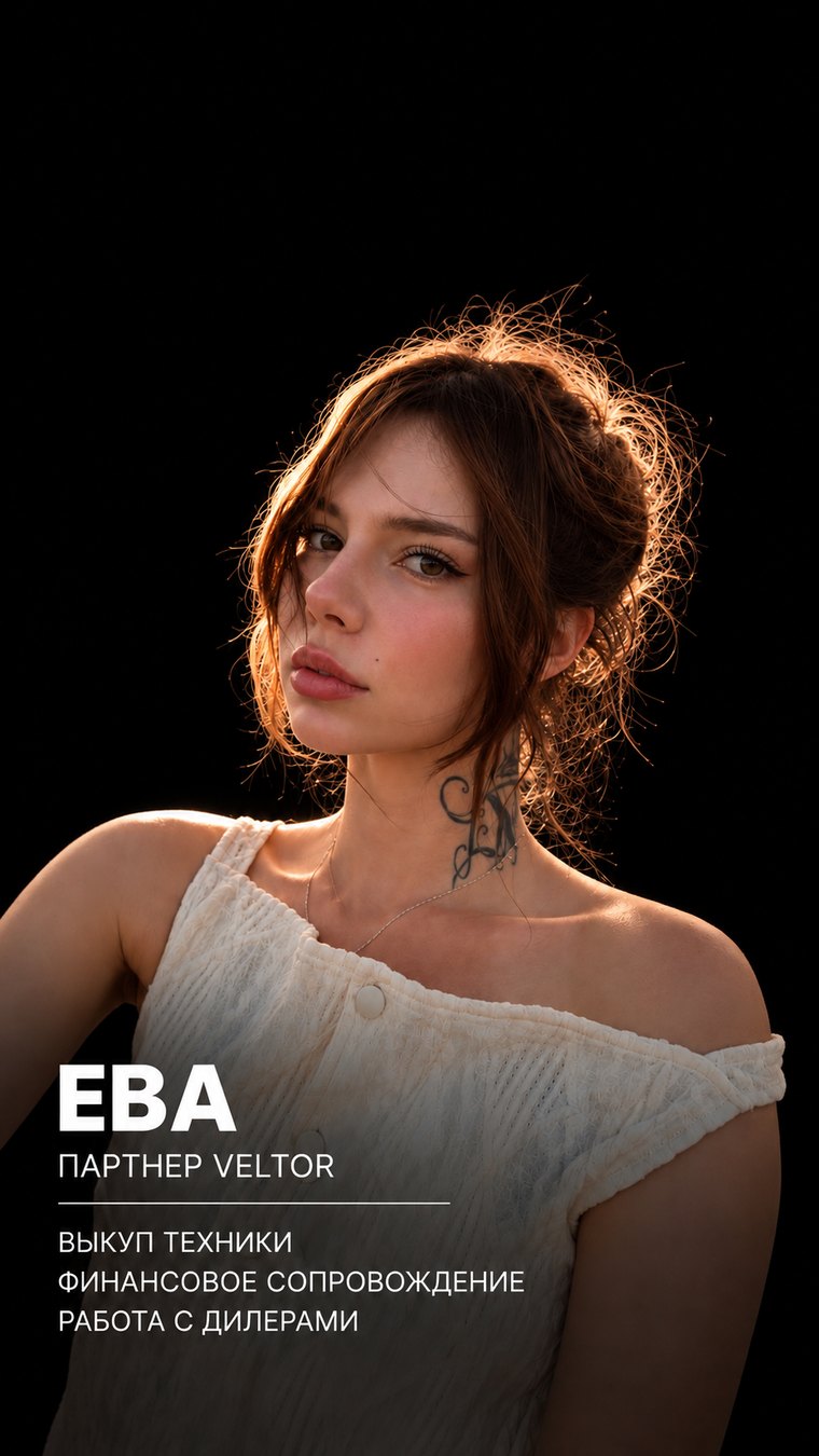 Ева, партнёр VELTOR